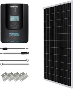 Renogy 100W Monocrystalline Solar Panel view 3
