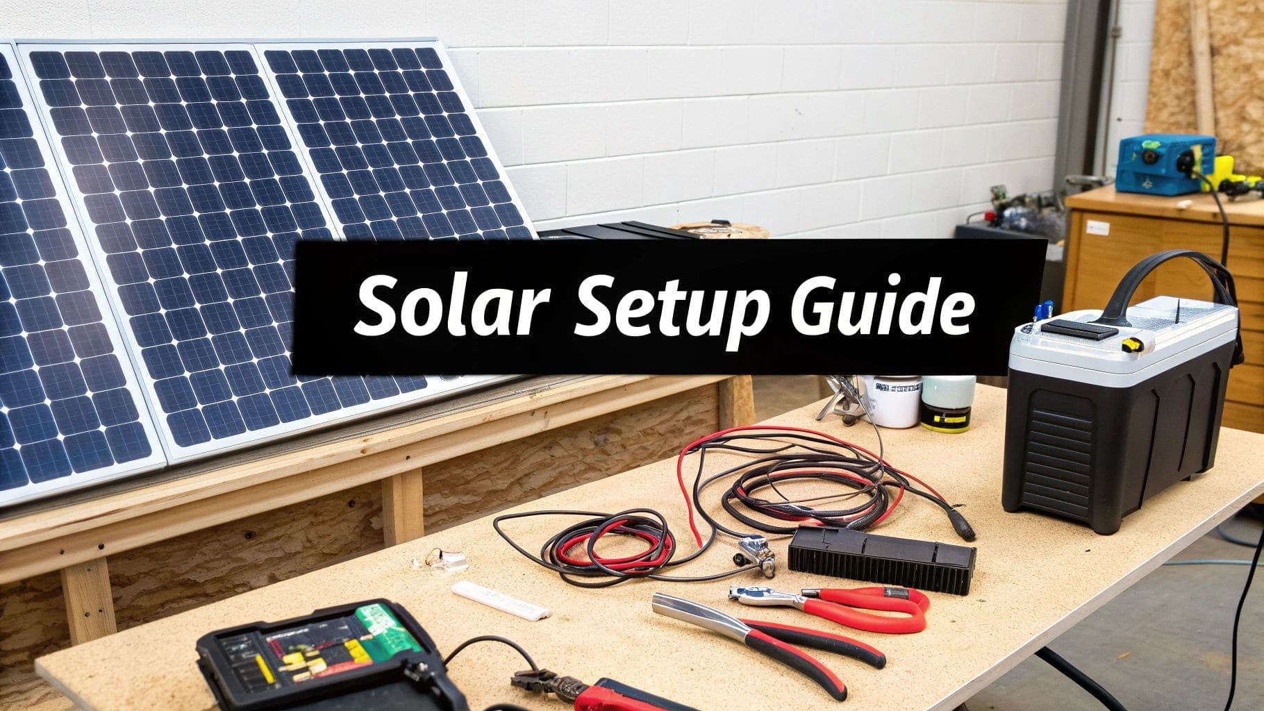 How to Connect Solar Panel to Battery Easily & Safely