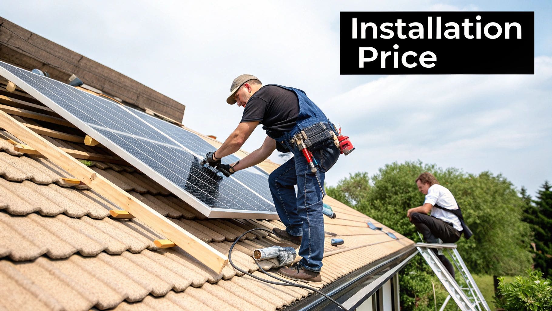 Visual breakdown of federal and state solar incentives and rebates available to homeowners