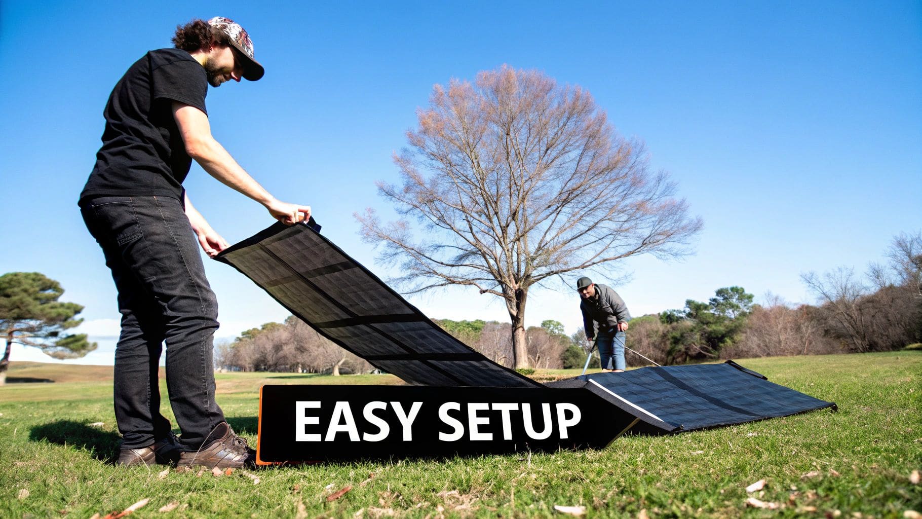 Chart showing efficiency, weight, and price comparison of top portable solar panels